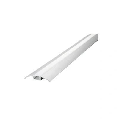Image of Surface Mount Frosted Diffuser 52.3x8.1mm Aluminium Profile Rail 1 Metre Integral LED