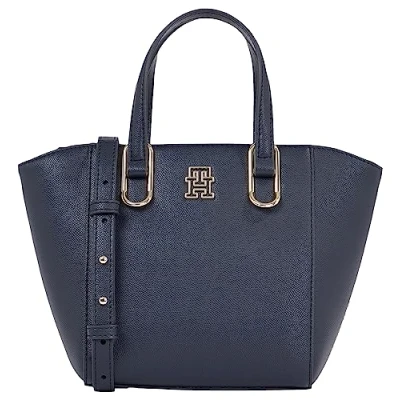 Image of Tommy Hilfiger Women Tote Bag Timeless Med, Multicolor (Space Blue), One Size