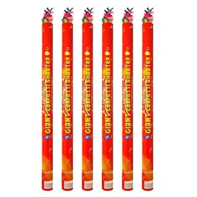 Image of 80cm Giant Confetti Shooter Party Wedding Poppers Compressed Air Cannon x6