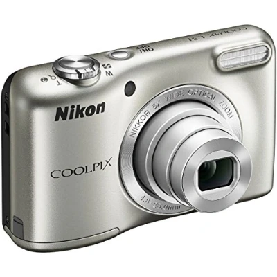Image of Nikon COOLPIX L31 Compact Digital Camera (16.1 MP, 5x Optical Zoom) 2.7 Inch LCD Silver (Renewed)