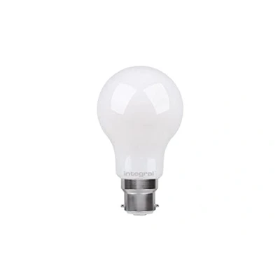 Image of Integral ILGLSB22NC090 7w LED Pearl GLS Light Bulb, Full Glass, Non dimmable, 2700K, B22, 806lm =60w
