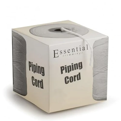 Image of 4mm Essential Trimmings Bleached Cotton Piping Cord White per metre