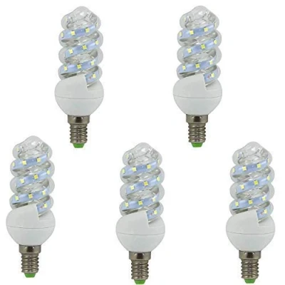 Image of Mini Spiral LED Bulb E14 7 W (Pack5) (6500 K)