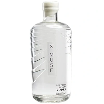 Image of X Muse Vodka 70cl (Tenth Muse) Scottish Barley Distilled and Bottled in Scotland 40% Alcohol By Volume (X Vodka)