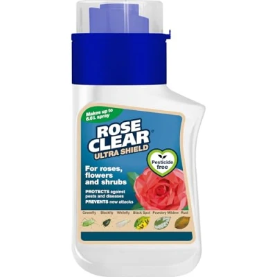 Image of CLEAR Roseclear Plant Shield Spray Ideal for weekly spraying to maintain healthy plants, 200ml concentrate