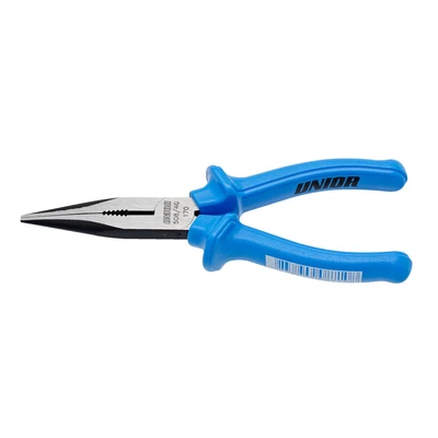 Image of Unior 508/4G Straight Long Nose Pliers with Side Cutter and Extra, 200 mm
