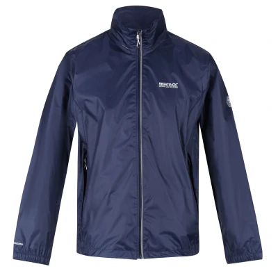 Image of Regatta Mens Lyle IV Waterproof Hooded Jacket (Navy) Size Small