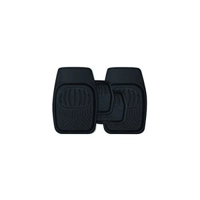 Image of Street Rhino SWCM26 Rubber Heavy Duty Deep Tray Floor Mud Mats, Black
