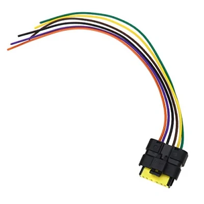 Image of 11&quot;/28cm Rear Tail Light Circuit Board Harness Plug Wiring Cable Connector Replacement Durable Using with Effective Performance compatible Clio MK3