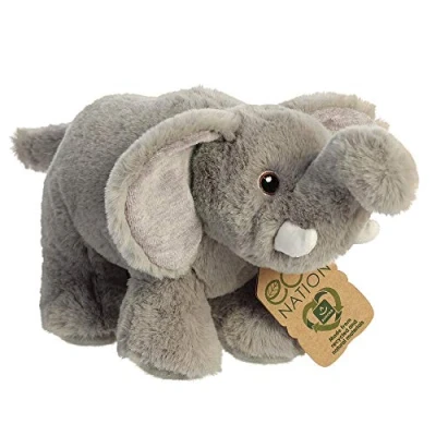 Image of Aurora, 35002, Eco Nation, Elephant, 10.5In, Soft Toy, Grey, Medium