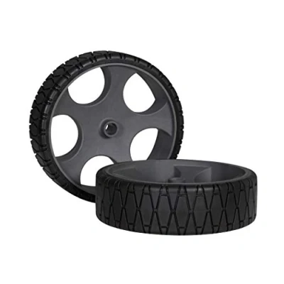 Image of Wilderness Systems 12&quot; Flat Free Wheels, Pair for Heavy Duty Kayak Cart, Black