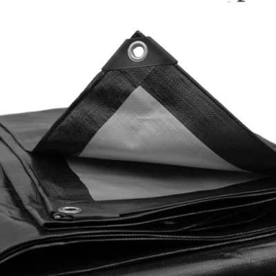 Image of Tarpaulin EXTRA HEAVY DUTY Waterproof Cover Tarp Ground Sheet Mesh 250GSM (5m x 8m)