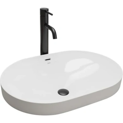 Image of REA Bathroom Sink Made of Ceramic Arleta Snow White U8700,