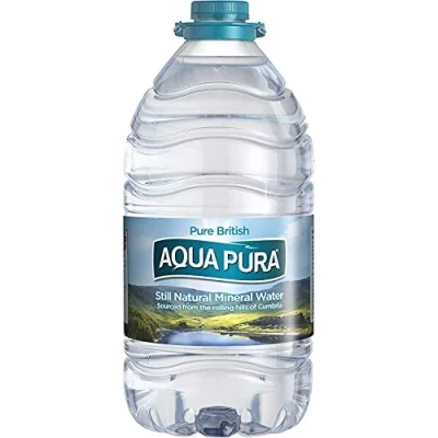 Image of Aqua Pura, Pack Still Natural Mineral Water,5 Litre, (Pack of 2)