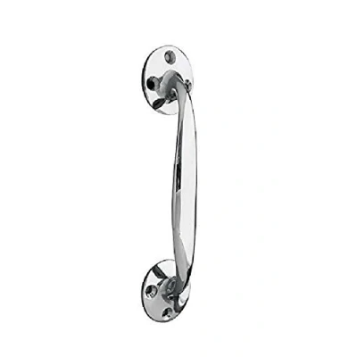 Image of Bow Shaped Cupboard Cabinet Door Handle, 150mm (6 inch) Polished Chrome Golden Grace