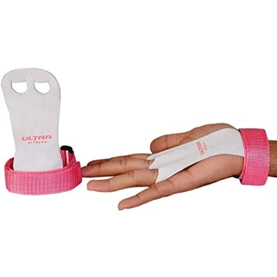 Image of ULTRA FITNESS Kids Children Sizes gymnastic leather palm hand grips protectors junior (Small)