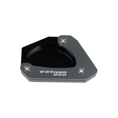 Image of XWDPDNHHD Kickstand Pad Motorcycle Foot Side Stand Extension Support Plate For SUZUKI V STROM 650/XT VSTROM 650 DL650 2004 2024(Titanium)