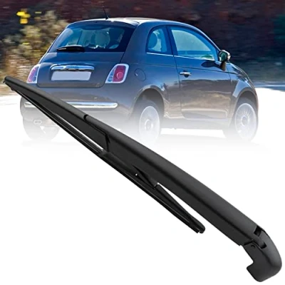 Image of Effitnee Rear Wiper Arm Blade and Set, Back Windscreen Assembly compatible with FIAT 500 2007 2018