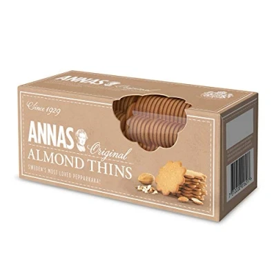 Image of Annas Traditional Swedish Thins (Almond 3 x 150g)