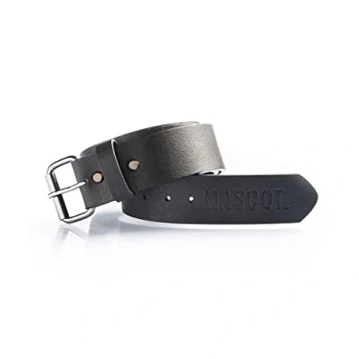 Image of Mascot 50081 990 09 Congo Complete Leather Metal Buckle Belt, Size 140, Black