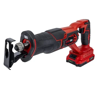 Image of Olympia Tools X20S™ Reciprocating Saw 20V 1 x 2.0Ah Li ion Comfortable Soft Grip Handle and an Adjustable Base Also Offers Tool Less Blade Change