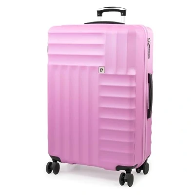 Image of Pierre Cardin Large Suitcase 30 Inch Hard Sided Travel Lightweight Luggage TSA Locks 4 Dual Spinner Wheels Hold Check in Case CL898 (Fondant Pink, Large)