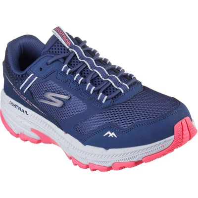 Image of Skechers Women&#039;s GO Run Trail Altitude 2.0 Ravine, Navy Leather/Pink Trim, 8 UK