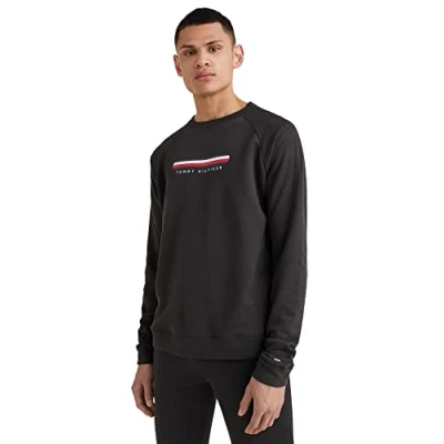 Image of Tommy Hilfiger Track Pyjama top, Men&#039;s, Size: Large, Black
