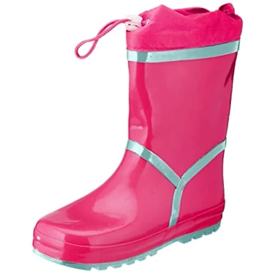 Image of Playshoes Basic Warmfutter Rain Boot, Pink, 14 UK Child