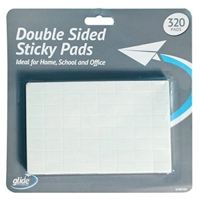 Image of 320 Double Sided Foam Adhesive Sticky Pads Squares Rectangles Arts Crafts Office.