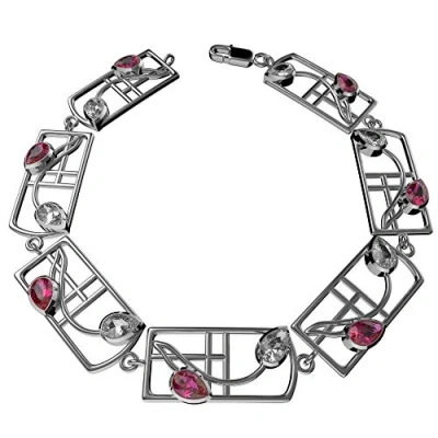 Image of CHARLES RENNIE Mackintosh Silver Bracelet Valentine. Jewellery 589b