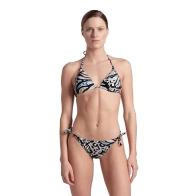 Image of Arena Womens Water Print String Bikini Triangle Two Pieces, Butterflies, XL EU
