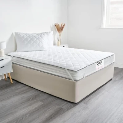 Image of OHS Pinsonic King Size Mattress Topper, Quilted Soft Touch Protector Non Noisy Topper Deep Sleep Enhancer Pad For Bed