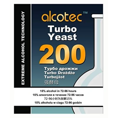 Image of Turbo Yeast Batch 200 86g Vodka Distilling Mash for Fermentation