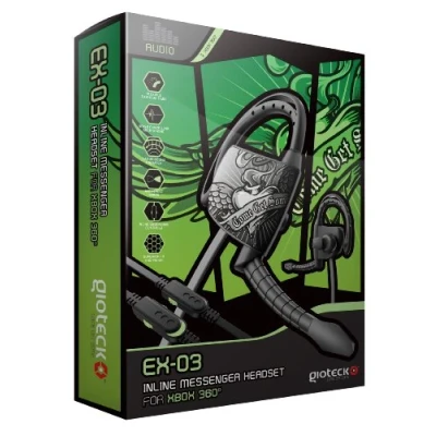 Image of Gioteck EX 03 Street King Inline Messenger Headset for Xbox 360