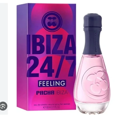 Image of Pacha Ibiza Perfumes Feeling 24/7 Her, Eau de Toilette for Women Long Lasting Elegant, Fresh and Young Fragance Floral, Amber Fruity Notes Ideal Day Wear 80 ml