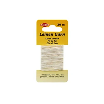 Image of Kleiber Linen Thread, White, 11.8x6.2x0.4 cm