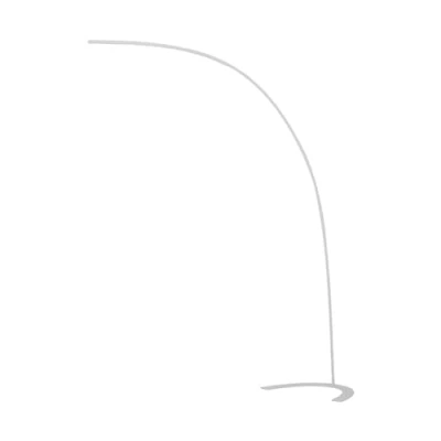 Image of Lindby LED floor lamp Danua, white, metal, height 200cm