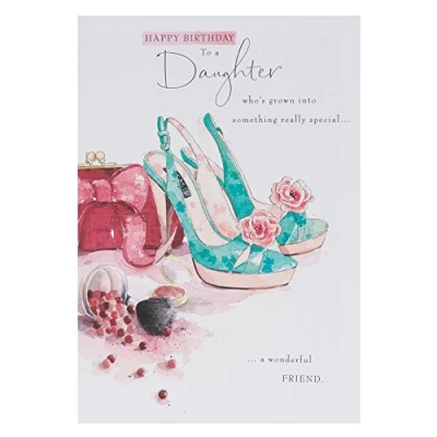 Image of Hallmark Birthday Card For Daughter &#039;Wonderful Friend&#039; Medium
