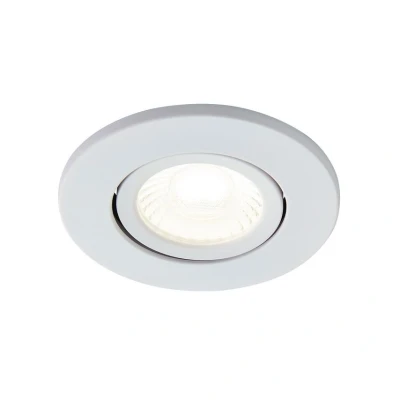 Image of Spa Como LED Tiltable Fire Rated Downlight 5W Dimmable Cool White Matte IP65