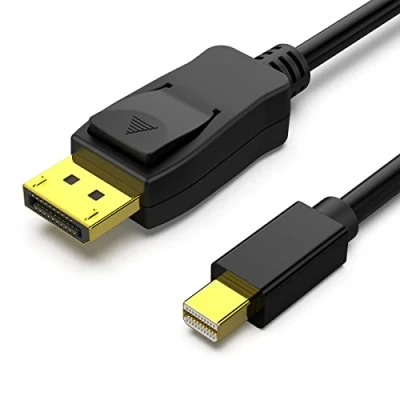 Image of BENFEI Mini DisplayPort to 0.9 Meter Cable, DP(Thunderbolt Compatible) DP Male Cable Gold Plated Cord, Supports 4K@60Hz, 2K@144Hz