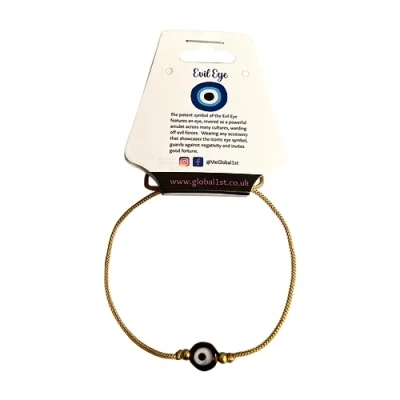 Image of VIE Evil Eye Coloured Bracelet (Beige)