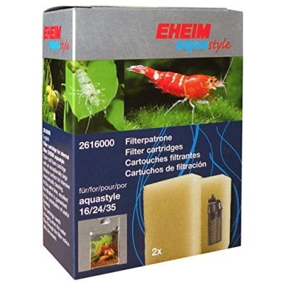 Image of Eheim Aquacorner 60 2616000 For Aquastyle Filter Cartridge 16, 24, 35 Pack of 2