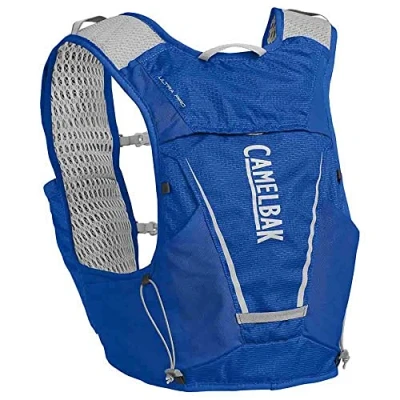 Image of CAMELBAK Ultra Pro 7 Litre Hydration Vest with 2 Quick Stow 500ml Flasks Nautical Blue/Black Large