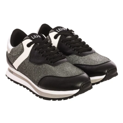 Image of Liu Jo ALICIA 505 WoMens Classic Sneaker Black PU Size EU 35