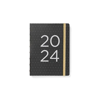 Image of Filofax A5 2024 Planner Moonlight black