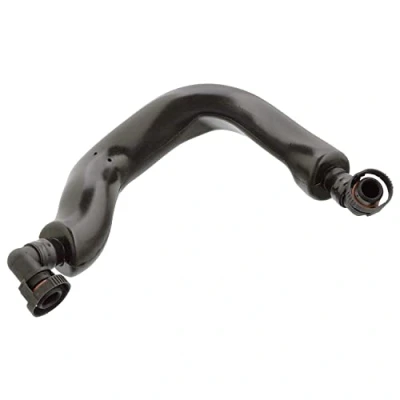 Image of 11617532515, 11617547186, 11677505545 Crankcase Breather FEBI BILSTEIN 106516 Left with quick couplers BMW: 6 Convertible, 5 Saloon, Touring