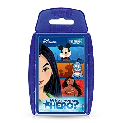 Image of Disney Heroes Top Trumps Specials Card Game for ages 6+