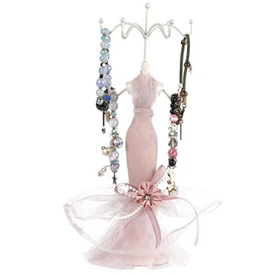 Image of TMISHION Women&#039;s Jewellery Display Dress Shoes High Heels Earring Necklace Ring Stand Princess (Small)