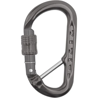 Image of DMM XSRE Lock Captive Bar Carabiner, Matt Grey